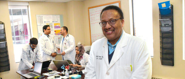 Dr E Saeed, in the Med/Peds Clinic-2017